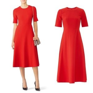 LKBennett Vena Dress in Red